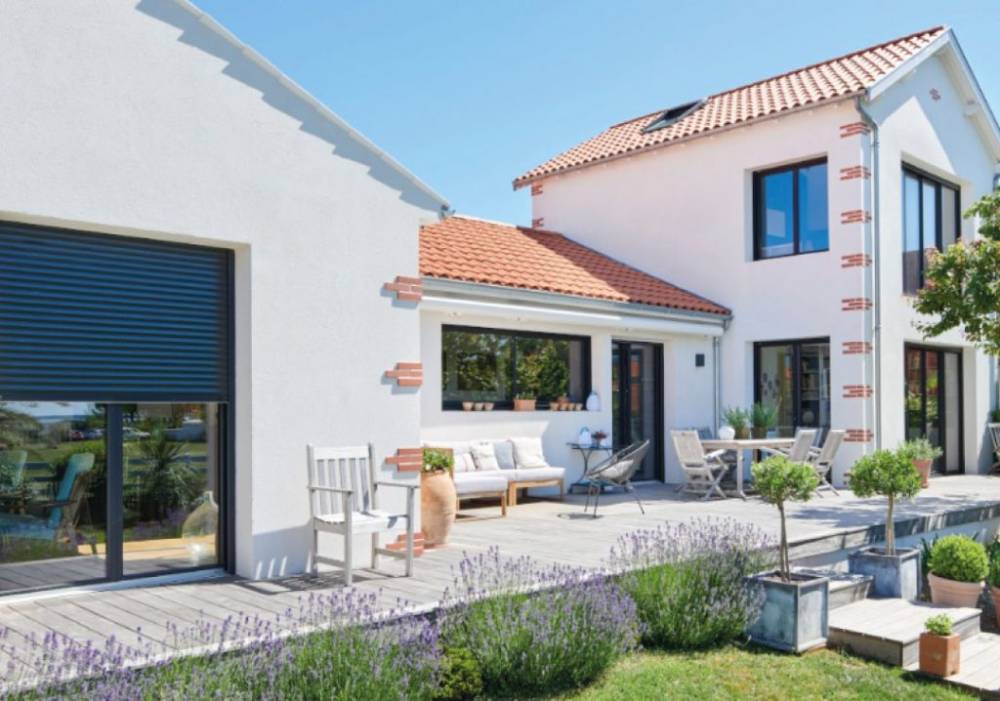 maison vitrée landes